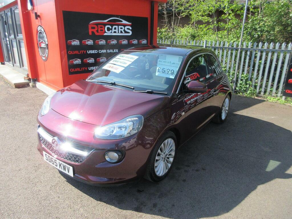 Vauxhall Adam Hatchback 1.2I Glam Euro 6 201565 SD65KWV Red #2