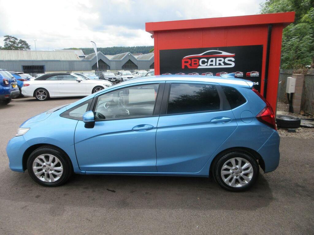 Honda Jazz Hatchback 1.3 I-vtec Se Navi Euro 6 Ss 201 HJ18OKE Blue #4