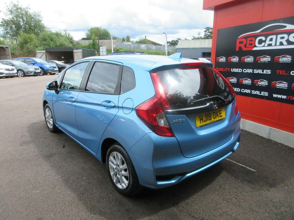 Honda Jazz Hatchback 1.3 I-vtec Se Navi Euro 6 Ss 201 HJ18OKE Blue #5