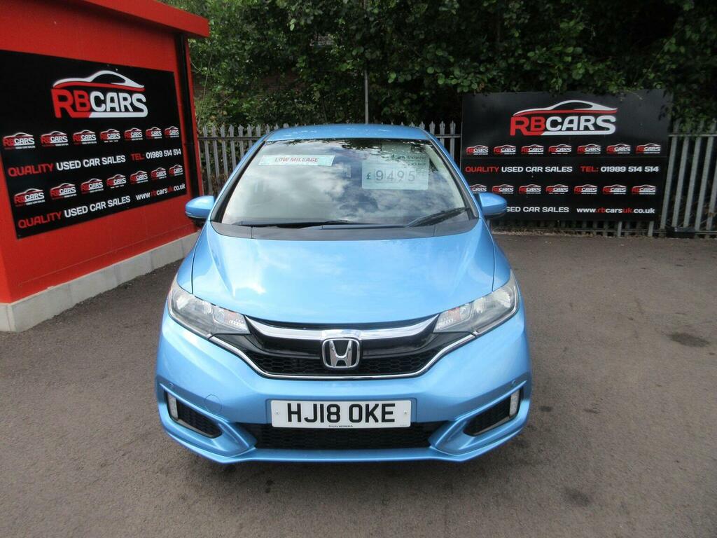 Honda Jazz Hatchback 1.3 I-vtec Se Navi Euro 6 Ss 201 HJ18OKE Blue #2