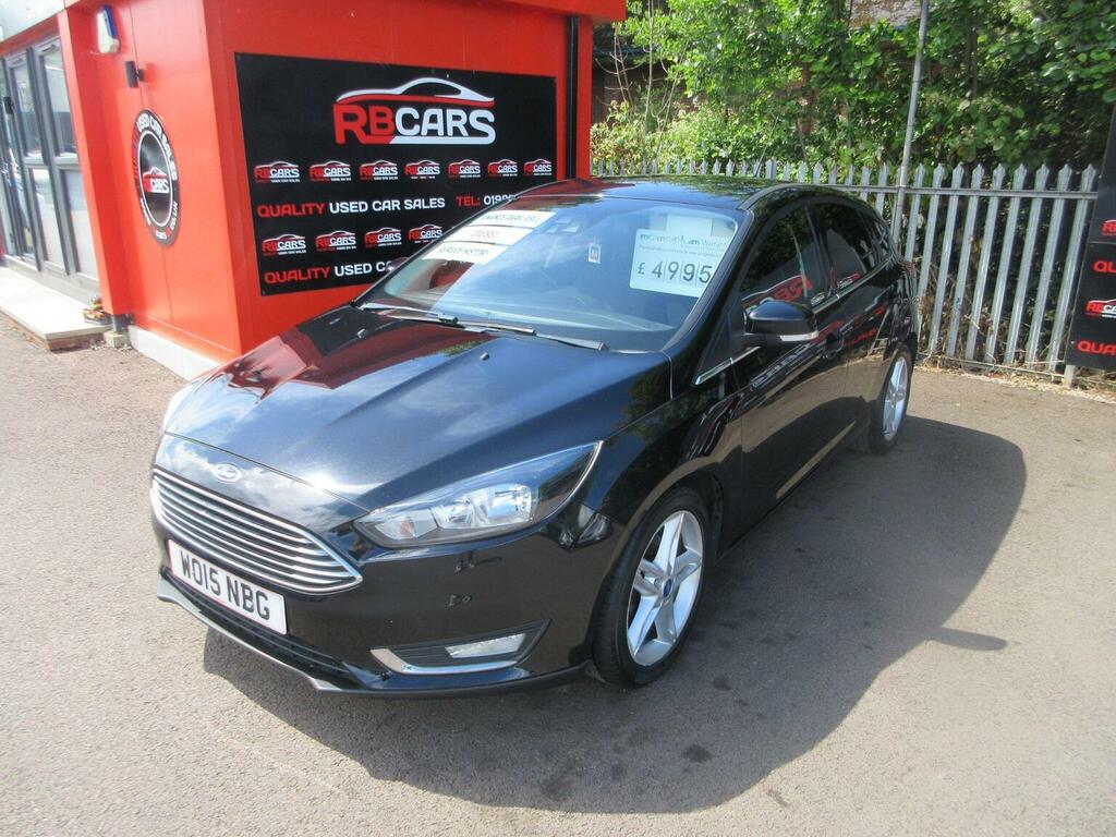 Ford Focus Hatchback 1.5 Tdci Titanium Euro 6 Ss 2015 WO15NBG Black #3