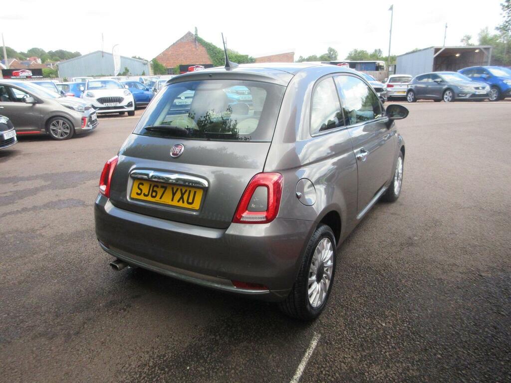 Fiat 500 Hatchback 1.2 Lounge Euro 6 Ss 201767 SJ67YXU Grey #6