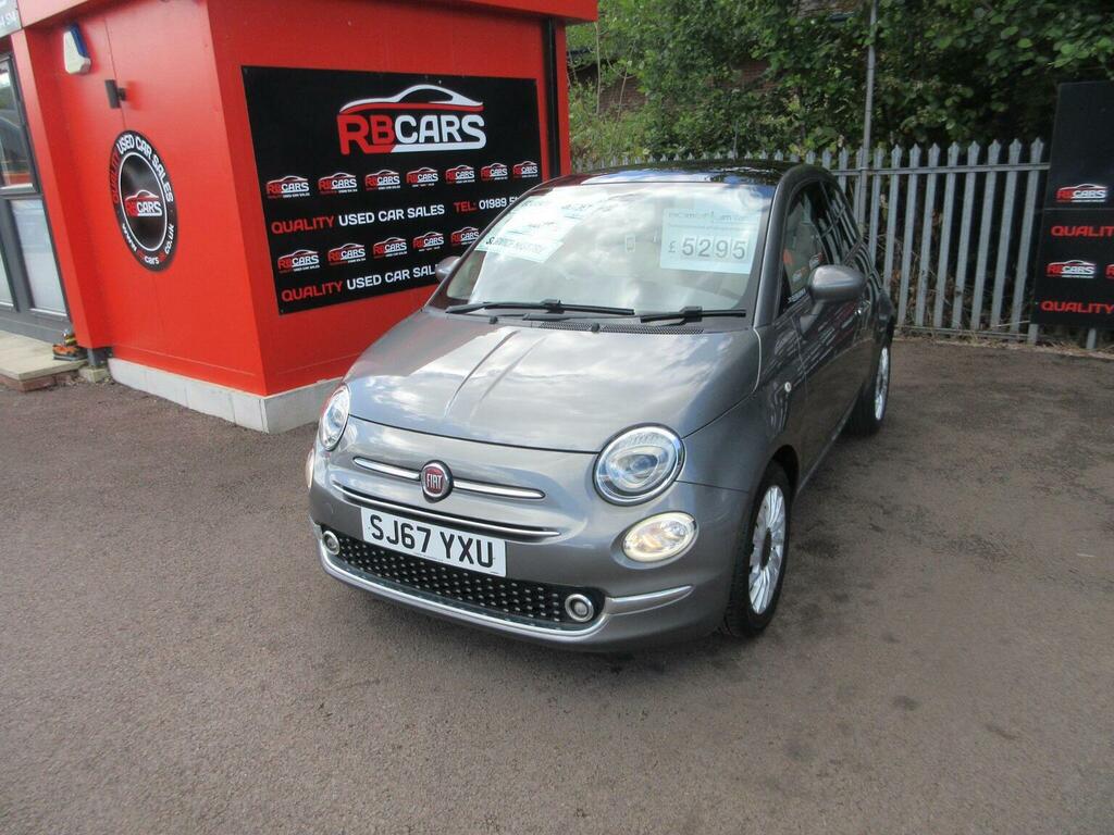 Fiat 500 Hatchback 1.2 Lounge Euro 6 Ss 201767 SJ67YXU Grey #3