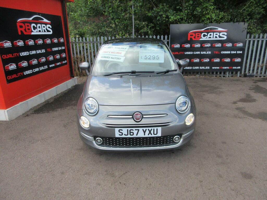 Fiat 500 Hatchback 1.2 Lounge Euro 6 Ss 201767 SJ67YXU Grey #2