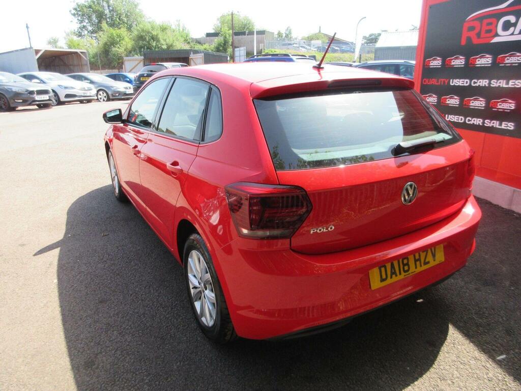 Volkswagen Polo Hatchback 1.0 Tsi Se Euro 6 Ss 201818 DA18HZV Red #5