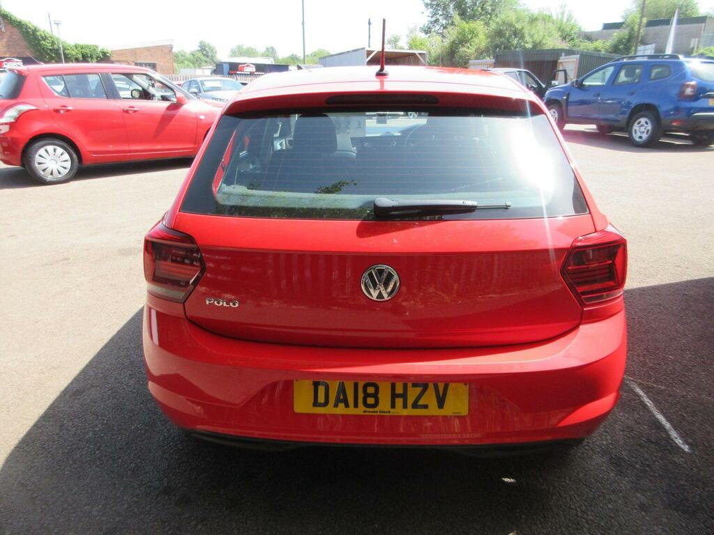 Volkswagen Polo Hatchback 1.0 Tsi Se Euro 6 Ss 201818 DA18HZV Red #6