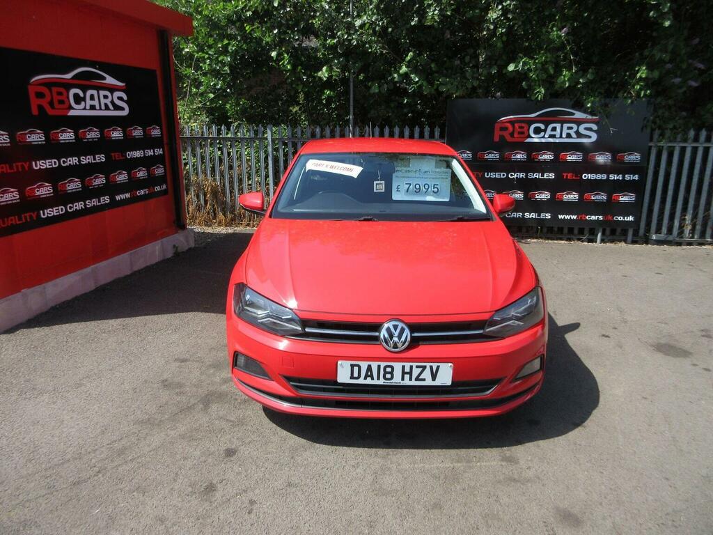 Volkswagen Polo Hatchback 1.0 Tsi Se Euro 6 Ss 201818 DA18HZV Red #2