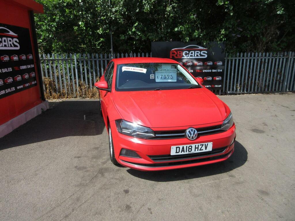 Volkswagen Polo Hatchback 1.0 Tsi Se Euro 6 Ss 201818 DA18HZV Red