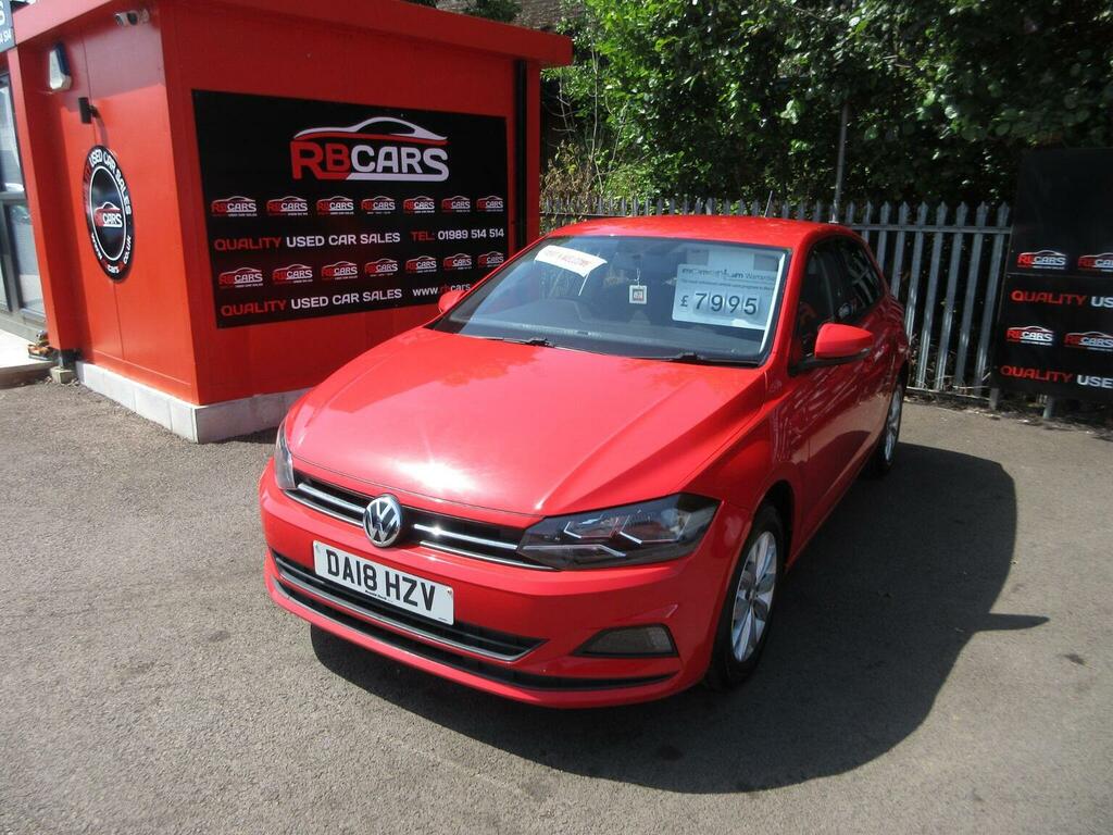 Volkswagen Polo Hatchback 1.0 Tsi Se Euro 6 Ss 201818 DA18HZV Red #3