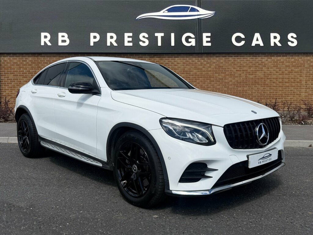 Mercedes-Benz GLC Class 2.1 Glc220d Amg Line Coupe G-tronic 4Ma White