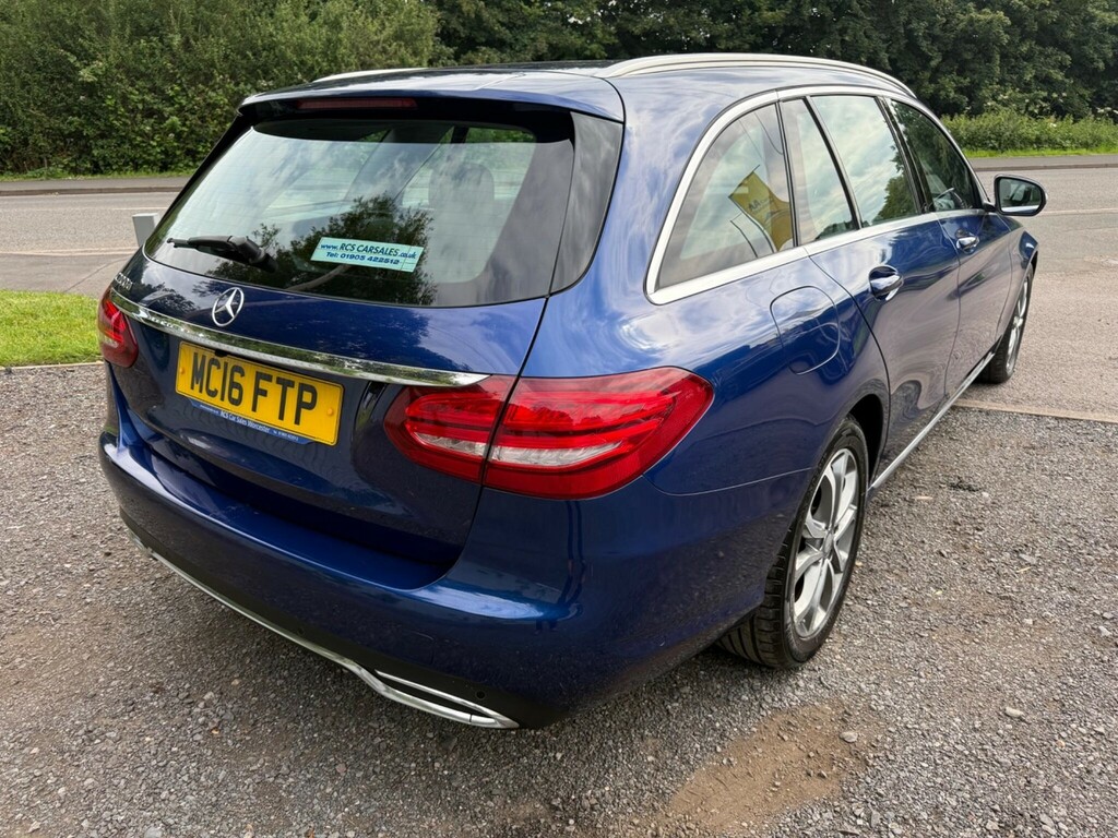 Mercedes-Benz C Class 1.6 D Sport Euro 6 Ss Blue #3