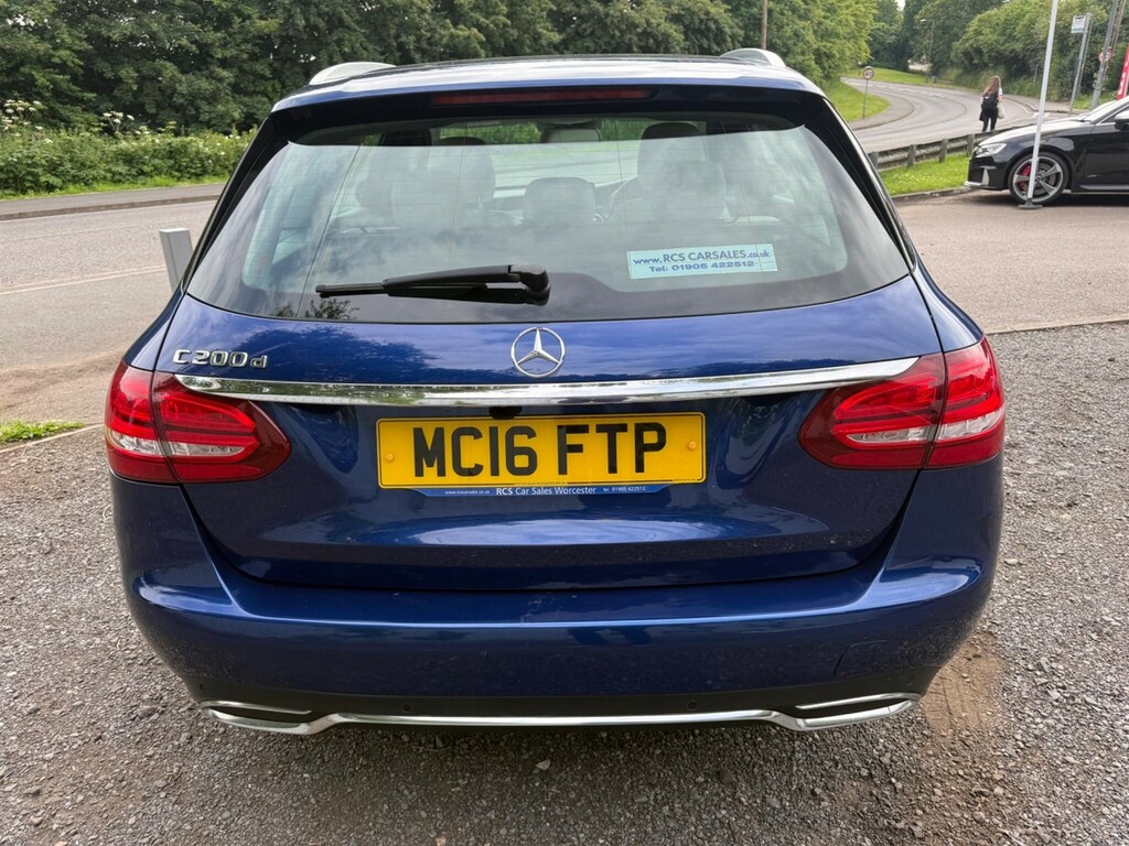 Mercedes-Benz C Class 1.6 D Sport Euro 6 Ss Blue #4