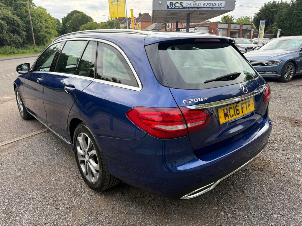 Mercedes-Benz C Class 1.6 D Sport Euro 6 Ss Blue #5