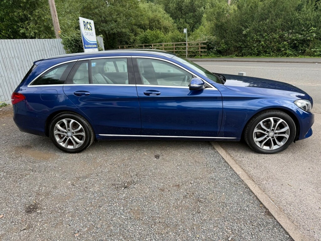 Mercedes-Benz C Class 1.6 D Sport Euro 6 Ss Blue #2