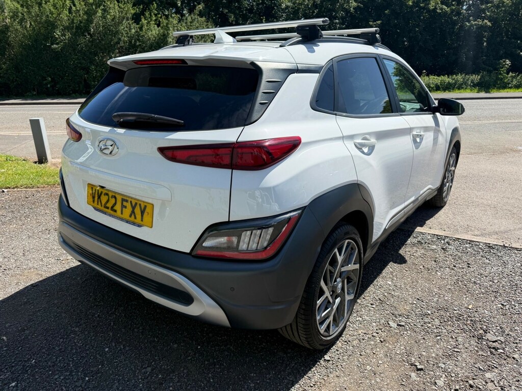 Hyundai Kona 1.6 H-gdi Ultimate Dct Euro 6 Ss VK22FXY White #3