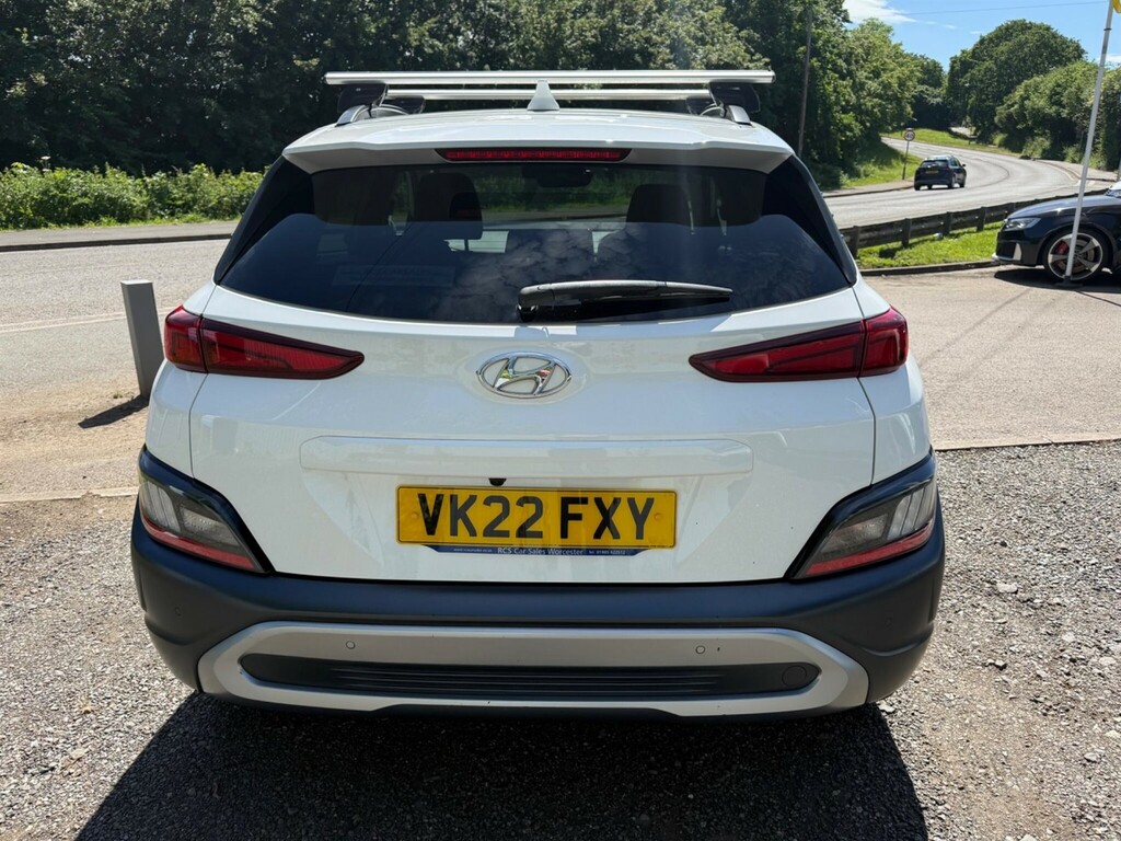 Hyundai Kona 1.6 H-gdi Ultimate Dct Euro 6 Ss VK22FXY White #4