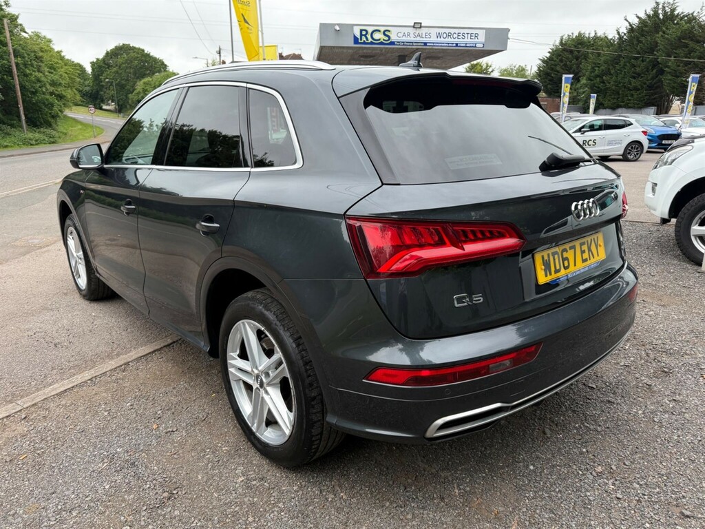 Audi Q5 2.0 Tdi S Line S Tronic Quattro Euro 6 Ss WD67EKY Grey #5