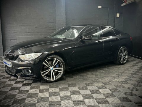 BMW 4 Series Gran Coupe 2.0 420D Xdrive SV17XHZ Black #3