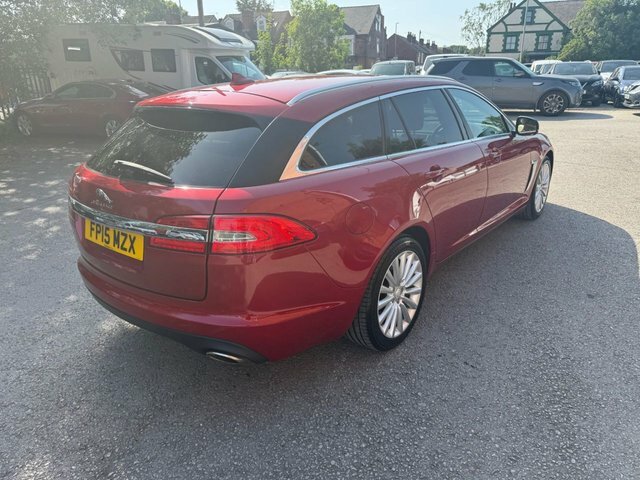Jaguar XF Estate FP15MZX Red #2