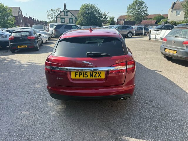 Jaguar XF Estate FP15MZX Red #3