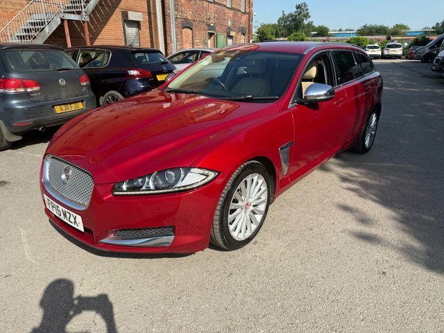 Jaguar XF Estate FP15MZX Red #5