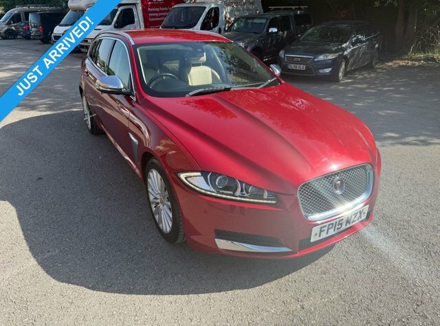 Jaguar XF Estate Red