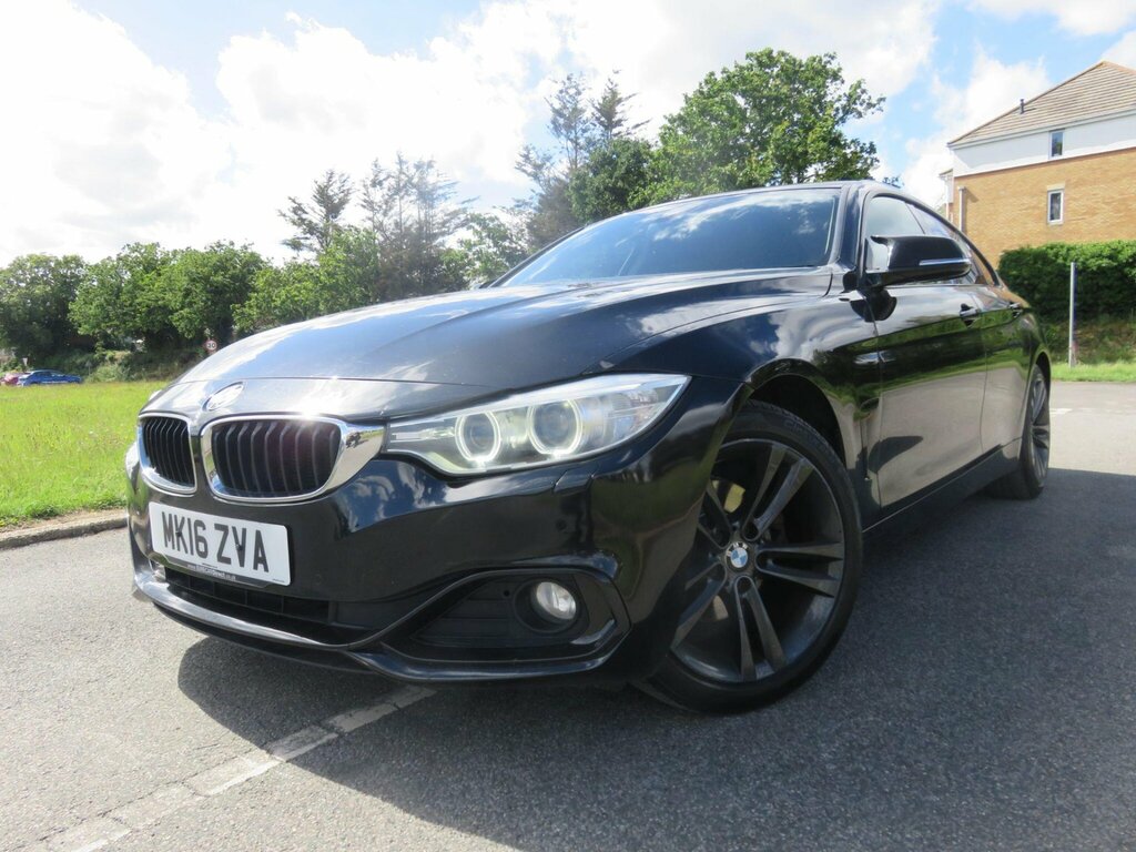 BMW 4 Series Gran Coupe 2.0 420D Sport Euro 6 Ss Black #2