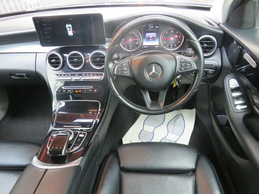 Mercedes-Benz C Class C200 Amg Line Premium Blue #47
