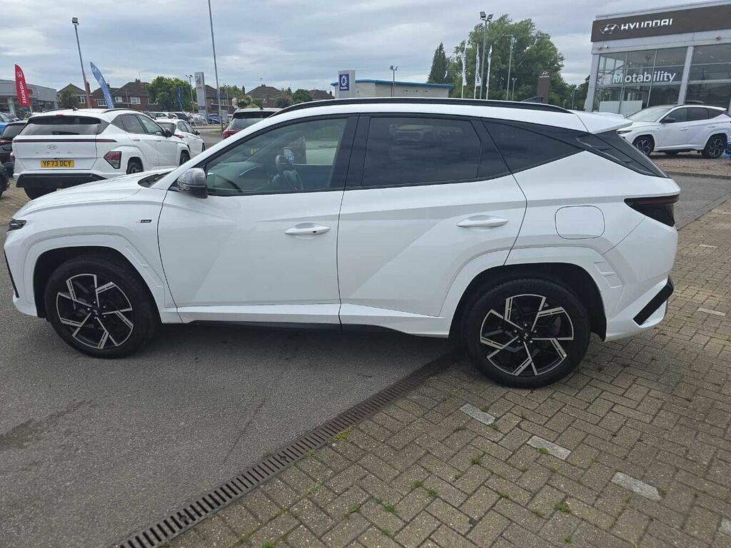 Hyundai Tucson 1.6T Hybrid N Line FV24GRX White #4