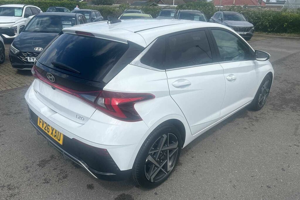 Hyundai I20 1.0T Gdi 90 Tech Line Dct FV26XAU White #4