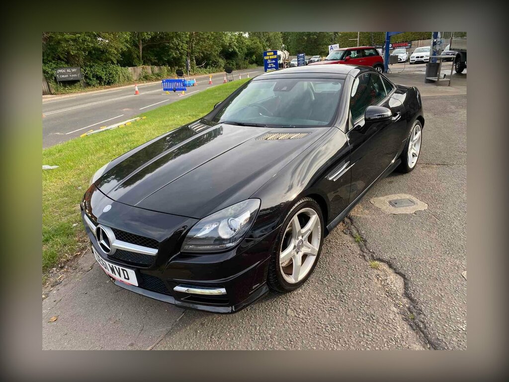 Mercedes-Benz SLK 1.8 Slk200 Blueefficiency Amg Sport Edition 125 G- CE61WVD Black #3