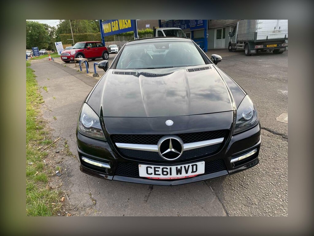 Mercedes-Benz SLK 1.8 Slk200 Blueefficiency Amg Sport Edition 125 G- CE61WVD Black #2