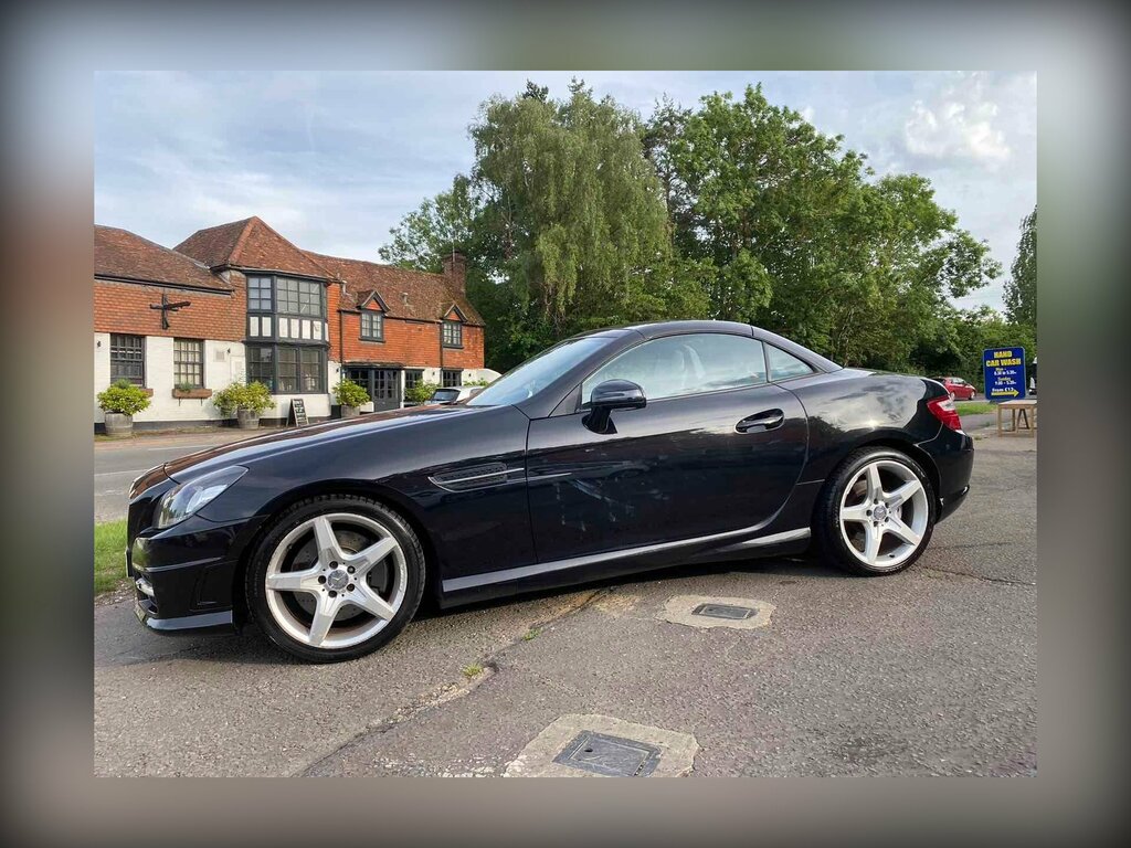 Mercedes-Benz SLK 1.8 Slk200 Blueefficiency Amg Sport Edition 125 G- CE61WVD Black #4