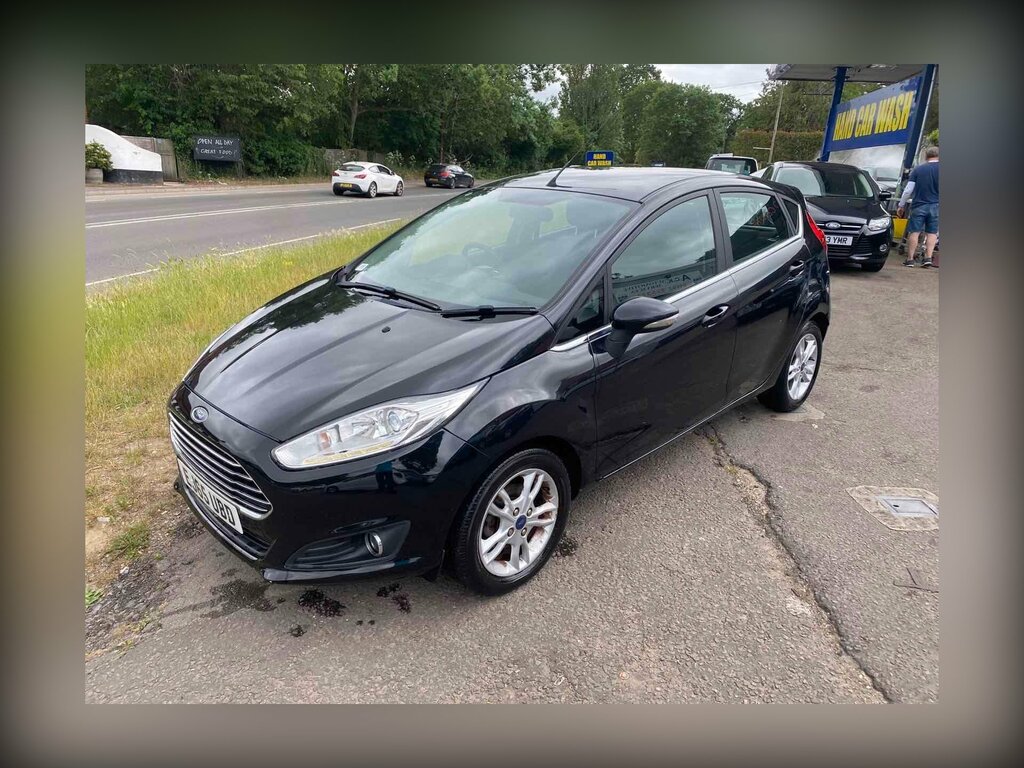 Ford Fiesta 1.0T Ecoboost Zetec Euro 6 Ss EJ65UBD Black #4