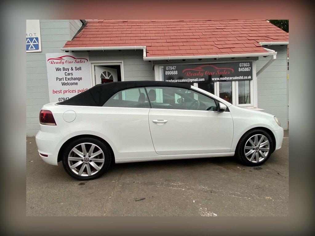 Volkswagen Golf 1.6 Tdi Bluemotion Tech Se Cabriolet Euro 5 Ss White