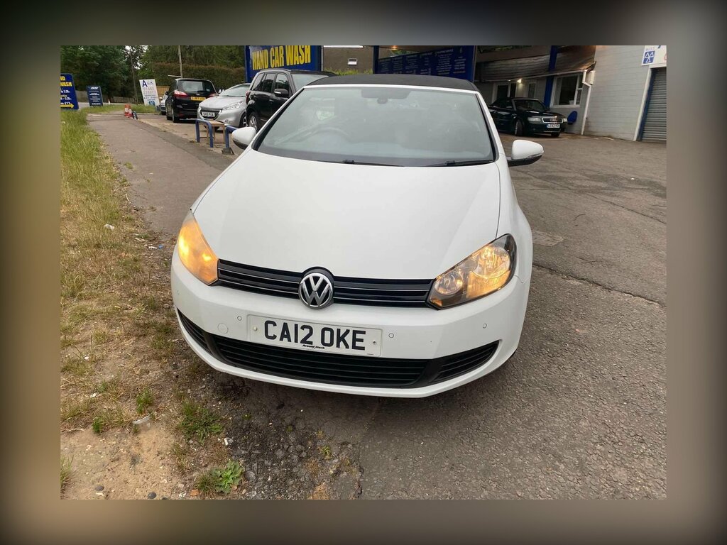 Volkswagen Golf 1.6 Tdi Bluemotion Tech Se Cabriolet Euro 5 Ss CA12OKE White #4