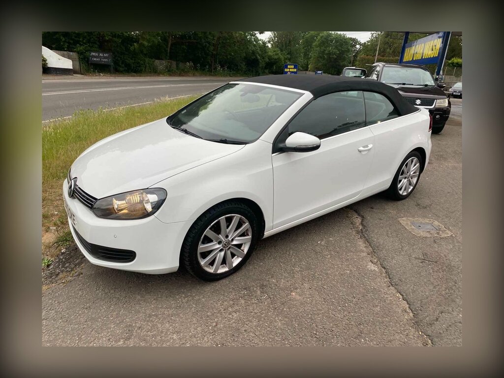Volkswagen Golf 1.6 Tdi Bluemotion Tech Se Cabriolet Euro 5 Ss CA12OKE White #5