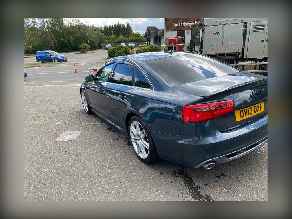 Audi A6 Saloon 3.0 Tdi V6 S Line Multitronic Euro 5 Ss Blue #3
