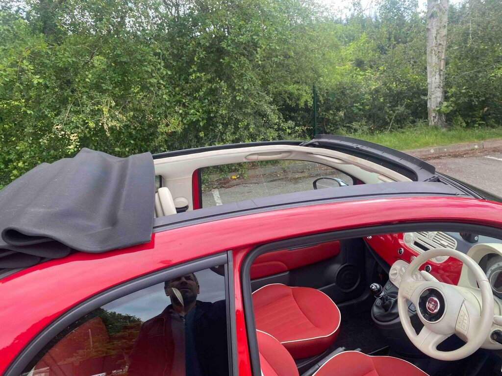 Fiat 500C Lounge White #22