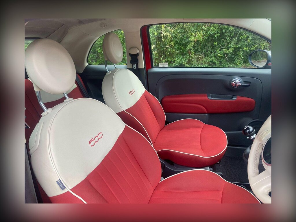 Fiat 500C Lounge White #11