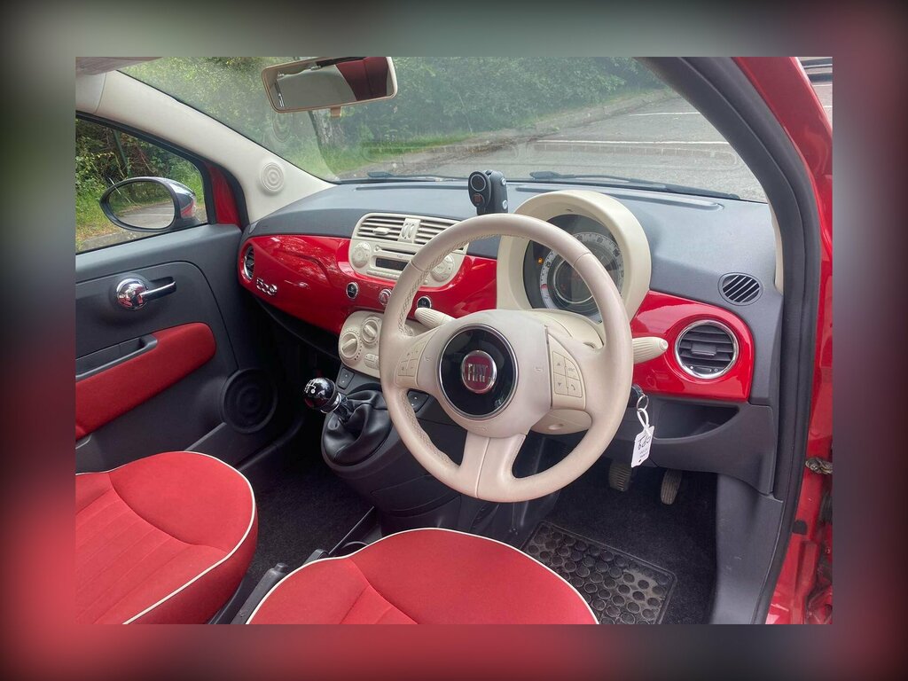 Fiat 500C Lounge White #12