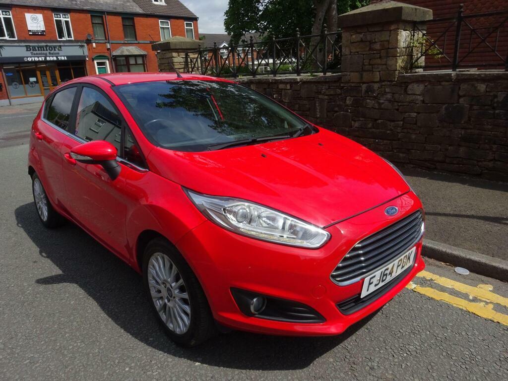Ford Fiesta 1.5 Tdci Titanium Euro 5 FJ64PDK Red #4