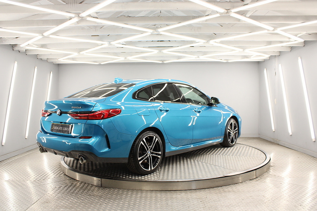 BMW 2 Series Gran Coupe 220D M Sport MJ70YXO Blue #3