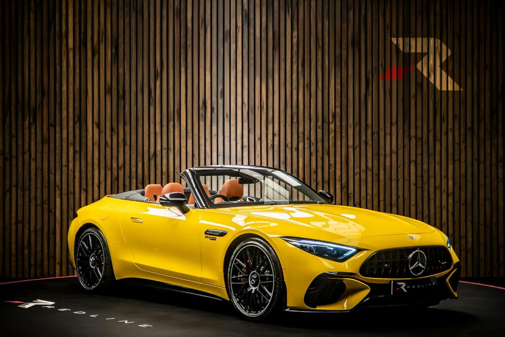 Mercedes-Benz SL Class 4.0 Sl63 V8 Biturbo Amg Performance Spds Mct 4Mati Yellow