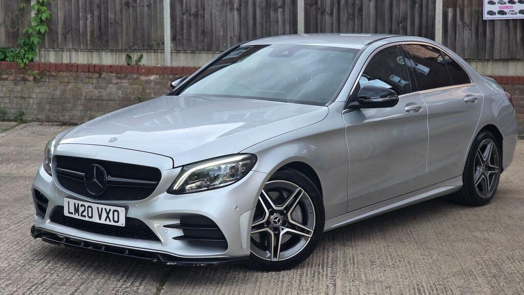 Mercedes-Benz C Class Saloon 2.0 C300 Amg Line Edition G-tronic Euro 6 Silver #2