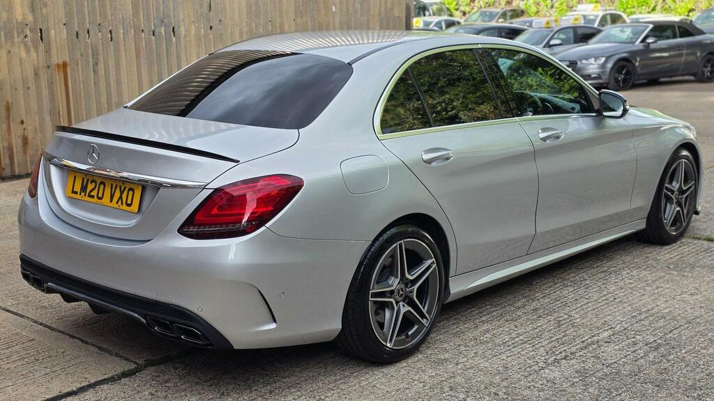 Mercedes-Benz C Class Saloon 2.0 C300 Amg Line Edition G-tronic Euro 6 Silver #6
