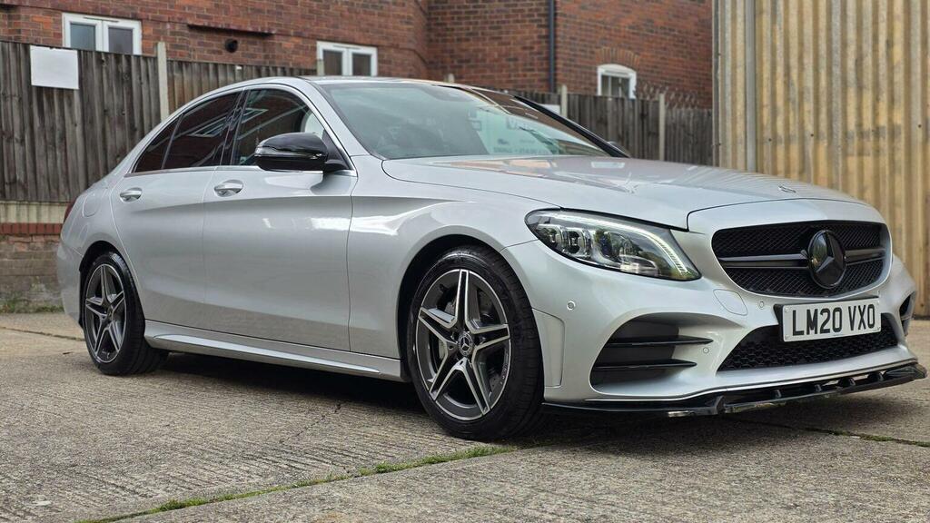 Mercedes-Benz C Class Saloon 2.0 C300 Amg Line Edition G-tronic Euro 6 Silver #4