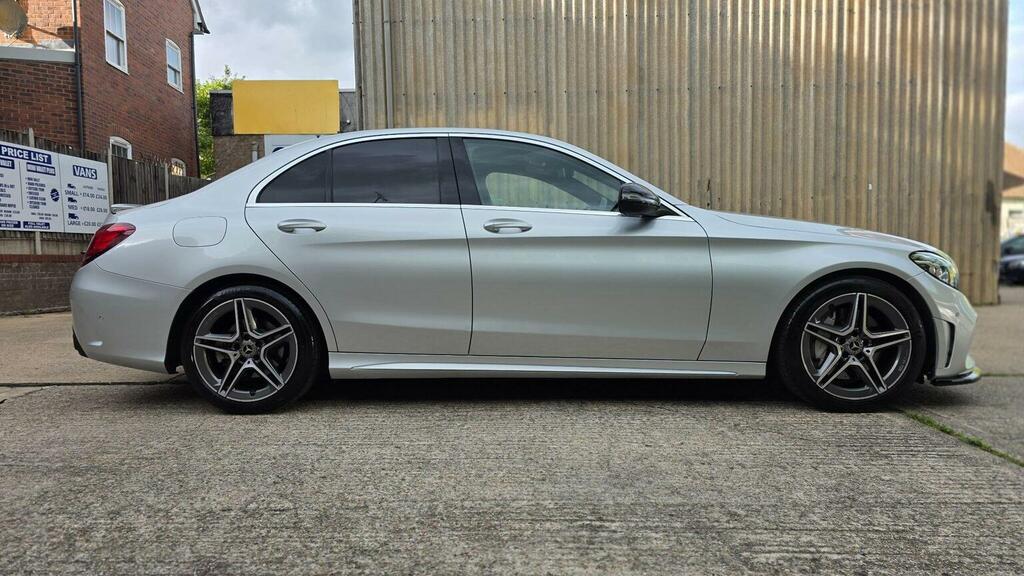 Mercedes-Benz C Class Saloon 2.0 C300 Amg Line Edition G-tronic Euro 6 Silver #5