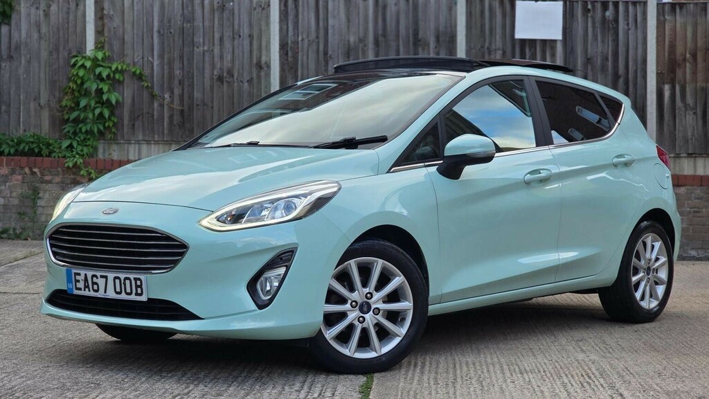 Ford Fiesta Hatchback 1.0T Ecoboost Titanium Bo Play Series E EA67OOB Green #2