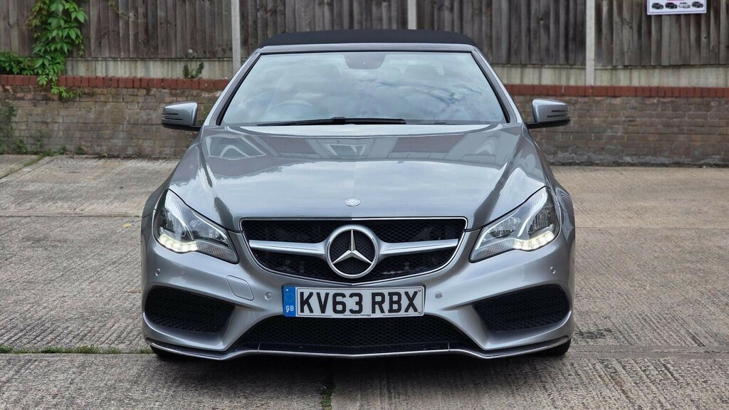 Mercedes-Benz E Class 3.0 E350d V6 Bluetec Amg Sport Cabriolet G-tronic Silver #3